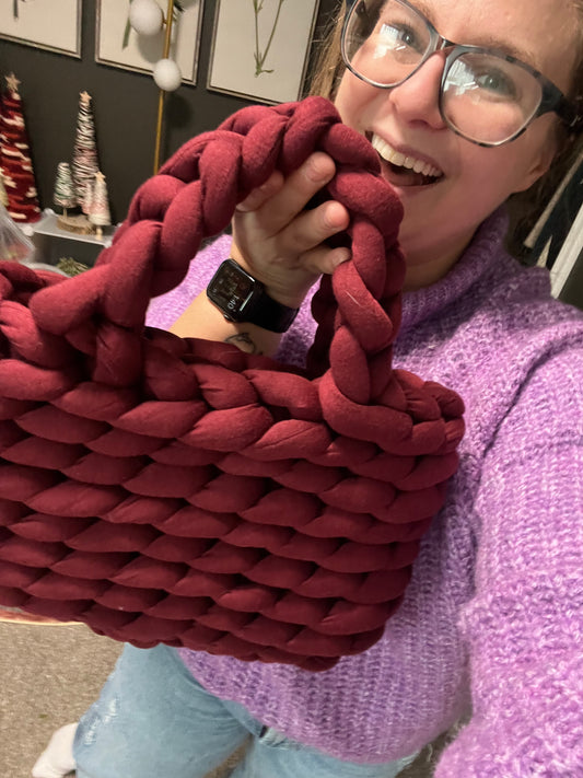 Tube Yarn Purse - Custom